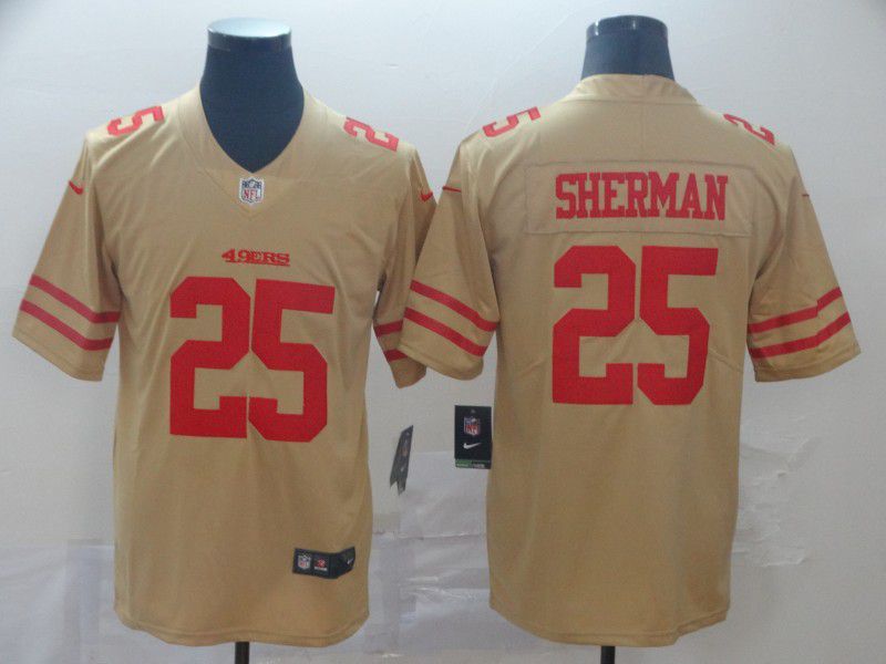 Men San Francisco 49ers #25 Sherman Nike Vapor Untouchable Limited Player NFL Jerseys->women nfl jersey->Women Jersey